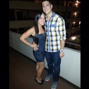 Steel Blue Mini Dress